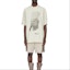 Lookbook RICK OWENS SS24 Embroidered Heavyweight Knit Tee Pearl White. RU01D3249BAEM7-0809