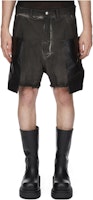 Rick Owens SS24 Low-Rise Loose Fit Studded Cargo Shorts Dark Grey RR01D3322DKBWLY-789909 Rick Owens SS24 Low-Rise Loose Fit Studded Cargo Shorts Dark Grey RR01D3322DKBWLY-789909