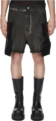 Rick Owens SS24 Seluar Pendek Cargo Gelap Studded Low-Rise Fit Longgar Kelabu RR01D3322DKBWLY-789909 Order Rick Owens SS24 Seluar Pendek Cargo Gelap Studded Low-Rise Fit Longgar Kelabu RR01D3322DKBWLY-789909