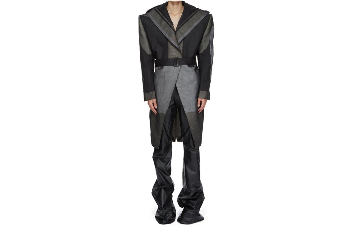 Rick Owens SS24 Multi-Color Hooded Pocket Jacket Men Black RR01D3900ORNC-09