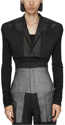 Rick Owens SS24 黑色原边纽扣口袋夹克 RR01D3754UMRNC-09 Buy Rick Owens SS24 黑色原边纽扣口袋夹克 RR01D3754UMRNC-09