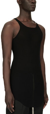 릭 오웬스 SS24 리브드 로우 헴 탱크탑 블랙. RF00M6150RC-09 Purchase 릭 오웬스 SS24 리브드 로우 헴 탱크탑 블랙. RF00M6150RC-09