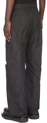 Rick Owens SS24 男款低腰寬鬆鉚釘牛仔褲 黑色 RU01D3333FK-09 Shop Rick Owens SS24 男款低腰寬鬆鉚釘牛仔褲 黑色 RU01D3333FK-09