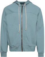 Rick Owens SS25 Blue Unisex Oversized Zip-Up Hoodie Jacket RU01E5241BA-66 Rick Owens SS25 Blue Unisex Oversized Zip-Up Hoodie Jacket RU01E5241BA-66