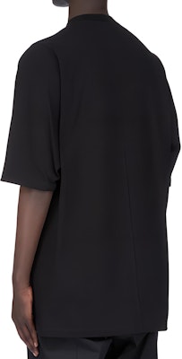 RICK OWENS SS25 黑色羅紋圓領寬鬆休閒T恤 RU01E5249BA-09 Lookbook RICK OWENS SS25 黑色羅紋圓領寬鬆休閒T恤 RU01E5249BA-09