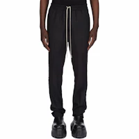 Order Rick Owens SS25 修身皺褶柔軟休閒長褲 男裝 黑色 RU01E5390WG-09