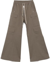 RICK OWENS SS25 Washed Studded Elastic Waist Pocket Pants Khaki Casual. RU01E5339TE-34 RICK OWENS SS25 Washed Studded Elastic Waist Pocket Pants Khaki Casual. RU01E5339TE-34