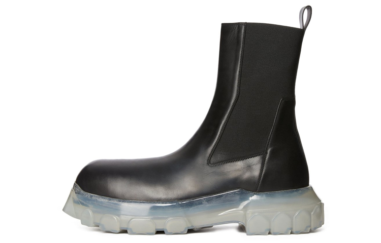 Rick Owens Strobe Beatle Bozo Tractor 'Black Clear' RU02B2881-LCG-90