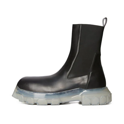 Rick Owens Strobe Beatle Bozo Tractor 'Black Clear'