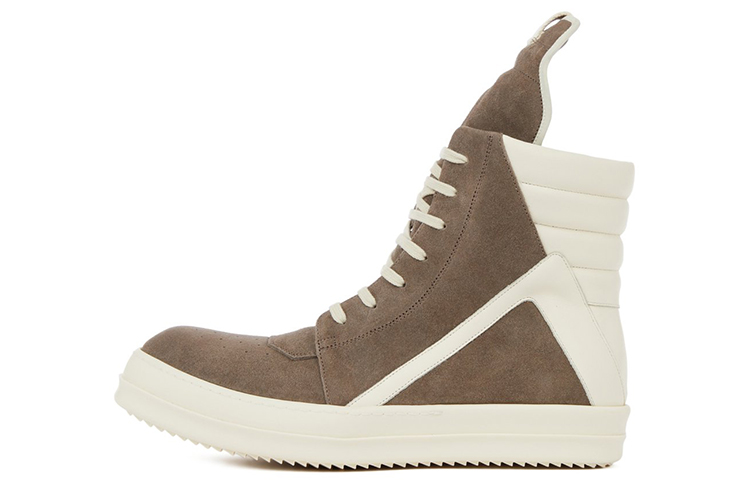 Buy Rick Owens Strobe Geobasket High ''Dust Milk'' Scarpe. RU02B2894-LCC-3411
