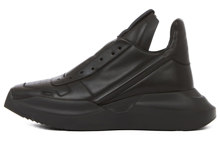 Rick Owens Strobe Geth RNNR 'Full-Grain Calfskin Black'