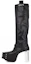 Buy Botas Altas Rick Owens Strobe 'Cuero de Ternero Negro Texturizado' RR02B2827LCGGR-990