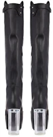 Shop 里克欧文斯闪光高帮靴‘黑色粒面小牛皮’ RR02B2827LCGGR-990