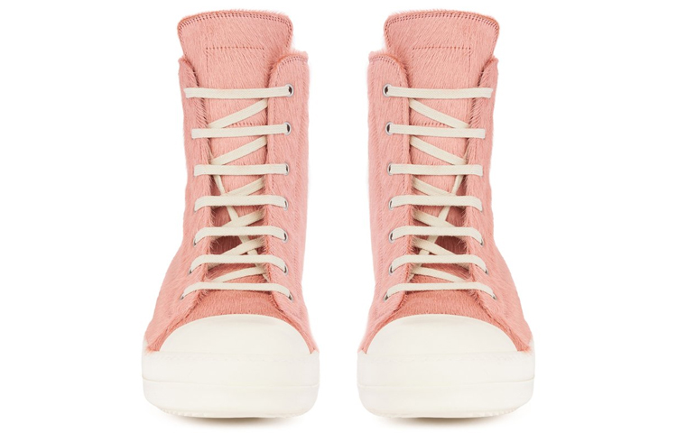 Lookbook Rick Owens Strobe High Pony Hair Rosa Polvoriento RR02B2890LHL-8311