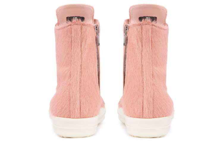 Shop Rick Owens Strobe High Pony Hair Rosa Polvoriento RR02B2890LHL-8311