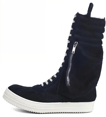 Rick Owens Strobe Runway 'Hitam Bulu Tinggi-Top' Sneaker RR02B2899LHL-91 Buy Rick Owens Strobe Runway 'Hitam Bulu Tinggi-Top' Sneaker RR02B2899LHL-91