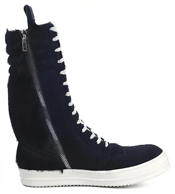 Rick Owens Strobe Runway 'Hitam Bulu Tinggi-Top' Sneaker RR02B2899LHL-91 Order Rick Owens Strobe Runway 'Hitam Bulu Tinggi-Top' Sneaker RR02B2899LHL-91