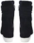 Shop Rick Owens Strobe Runway 'Hitam Bulu Tinggi-Top' Sneaker RR02B2899LHL-91