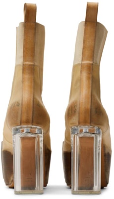 Rick Owens Strobe Runway Beatle Platform 'Hitam' RR02B2845LPOGR-990 Details for Rick Owens Strobe Runway Beatle Platform 'Hitam' RR02B2845LPOGR-990