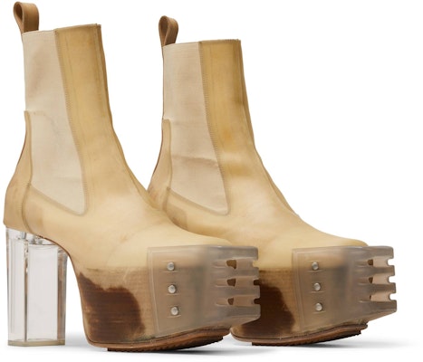 Rick Owens Strobe Runway Beatle Platform 'Black' RR02B2845LPOGR-990 Cheap Rick Owens Strobe Runway Beatle Platform 'Black' RR02B2845LPOGR-990