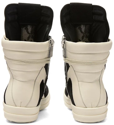 Rick Owens Strobe Suede Geobasket High 'Black White' RU02B2894-LCC-911 Shop Rick Owens Strobe Suede Geobasket High 'Black White' RU02B2894-LCC-911