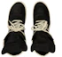 Shop Rick Owens Strobe Suede Geobasket Haut ''Noir Blanc'' RU02B2894-LCC-911