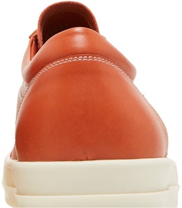 RICK OWENS/RO 全粒面小牛皮复古時尚板鞋 男款 橙白色 Sizing RICK OWENS/RO 全粒面小牛皮复古時尚板鞋 男款 橙白色