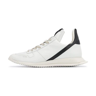 Rick Owens Tecuatl Maximal RNNR 'White Leather Low-Top'