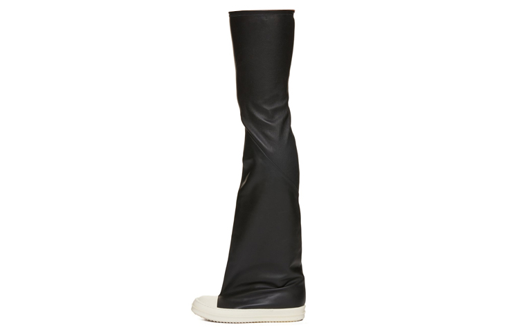 Rick Owens Thigh-High Boots 'Grain Texture Black' RU02C7888lSLCG-911