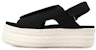 Sandal Tebal Velcro Rekaan Ringkas Rick Owens Hitam 20S5823MUEM4-09