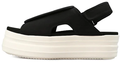 Rick Owens Velcro 'Simplistic Thick-Sole Sandals Black' 20S5823MUEM4-09 Rick Owens Velcro 'Simplistic Thick-Sole Sandals Black' 20S5823MUEM4-09