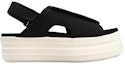 Order Sandal Tebal Velcro Rekaan Ringkas Rick Owens Hitam 20S5823MUEM4-09