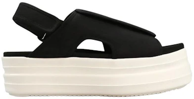 Order Rick Owens 魔鬼氈 時尚簡約厚底涼鞋 黑色