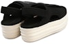Lookbook Sandal Tebal Velcro Rekaan Ringkas Rick Owens Hitam 20S5823MUEM4-09