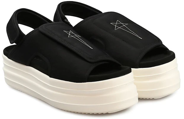Rick Owens 魔鬼氈 時尚簡約厚底涼鞋 黑色 Shop Rick Owens 魔鬼氈 時尚簡約厚底涼鞋 黑色
