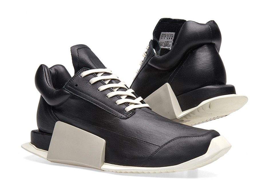 Shop Rick Owens x adidas Level Runner Boost 'Hitam' S81141