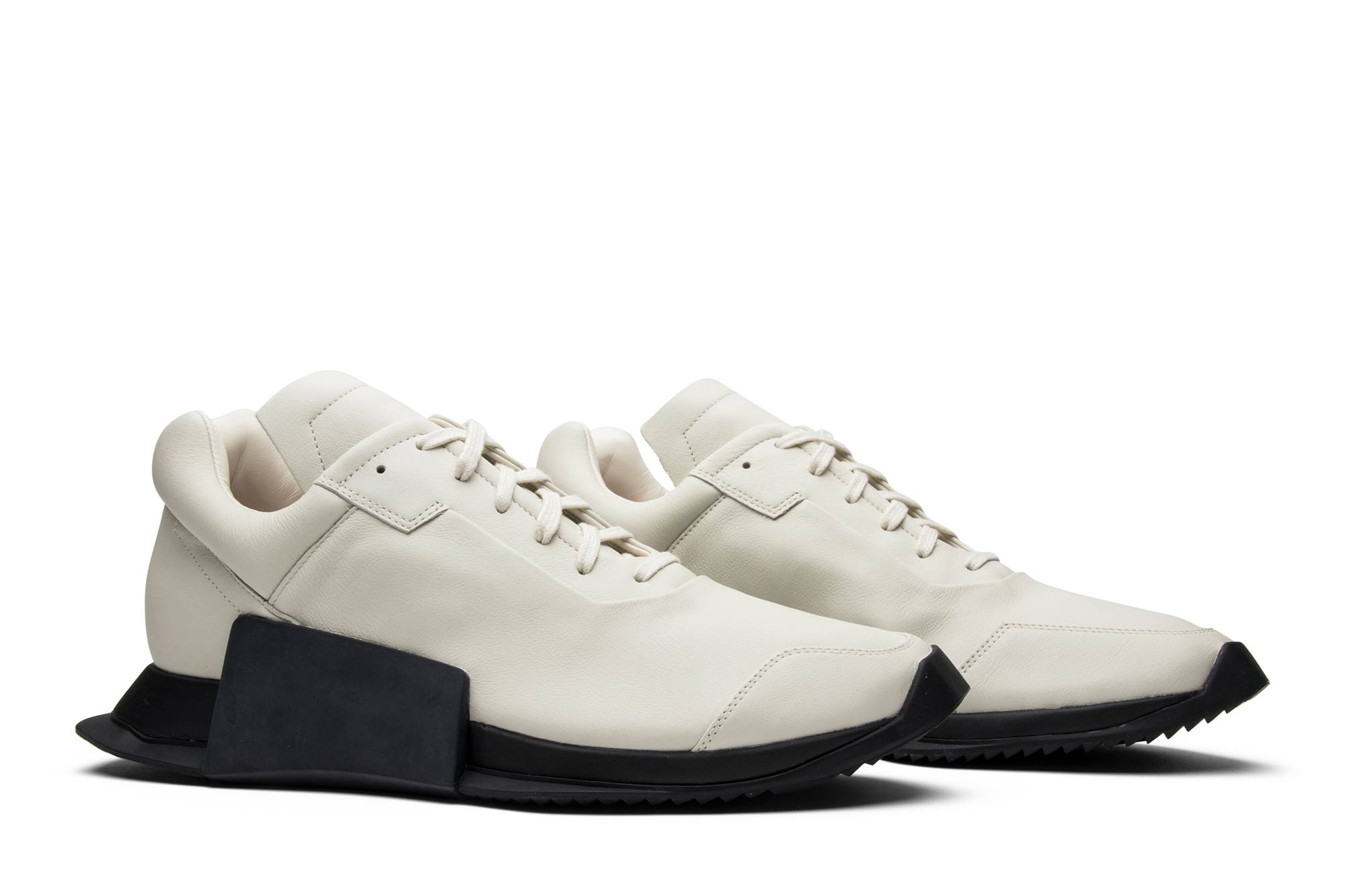 Cheap RICK OWENS x adidas originals 低筒運動休閒鞋 男女同款 白色