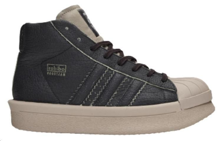 Order RICK OWENS x adidas originals Pro Model 百搭 防水 高筒 帆布鞋 男女同款 黑色