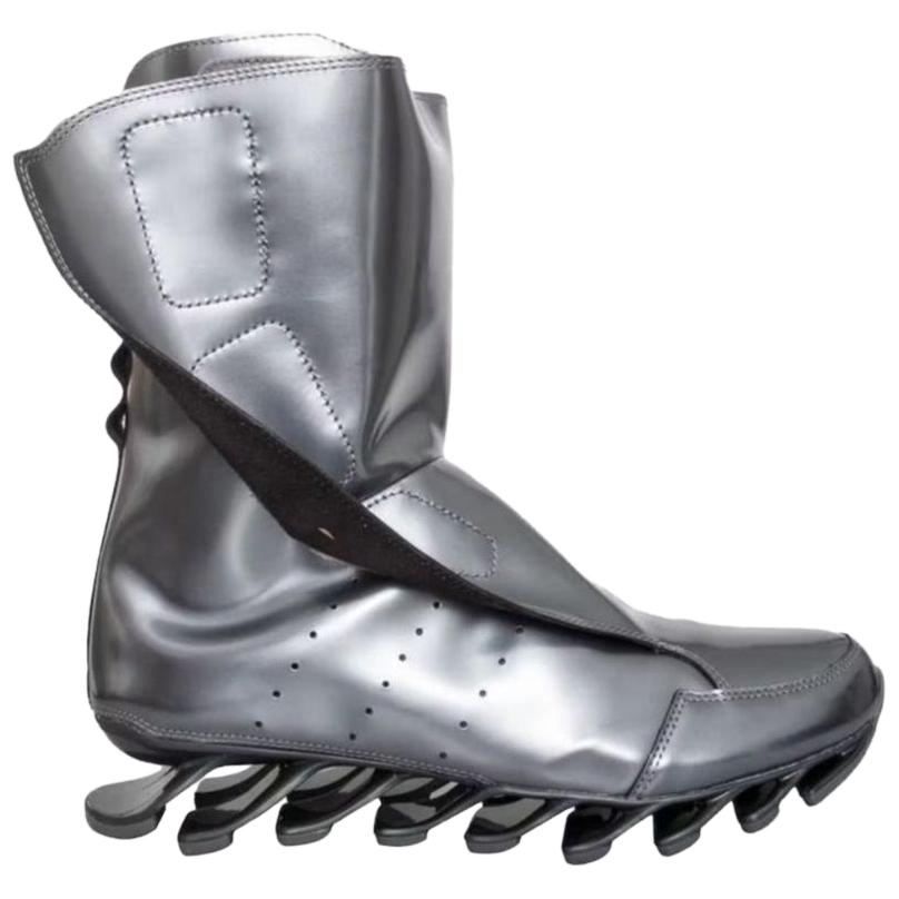 Shop Rick Owens x adidas Springblade High Boot ''Zilver Metallic'' B24031