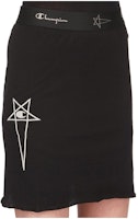 RICK OWENS x Champion Logo Print Skort Black. CW02C6670CHJEG-09 RICK OWENS x Champion Logo Print Skort Black. CW02C6670CHJEG-09