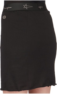 RICK OWENS x Champion Logo Print Skort Black. CW02C6670CHJEG-09 Lookbook RICK OWENS x Champion Logo Print Skort Black. CW02C6670CHJEG-09