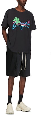 RICK OWENS x Champion Black Embroidered Casual Shorts - Gift Idea CM21S0013216776-09 Lookbook RICK OWENS x Champion Black Embroidered Casual Shorts - Gift Idea CM21S0013216776-09