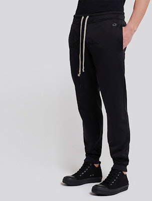 RICK OWENS x Champion FW21 Lace-Up Straight-Leg Pants Black Casualwear. CM21S001621678209 Details for RICK OWENS x Champion FW21 Lace-Up Straight-Leg Pants Black Casualwear. CM21S001621678209