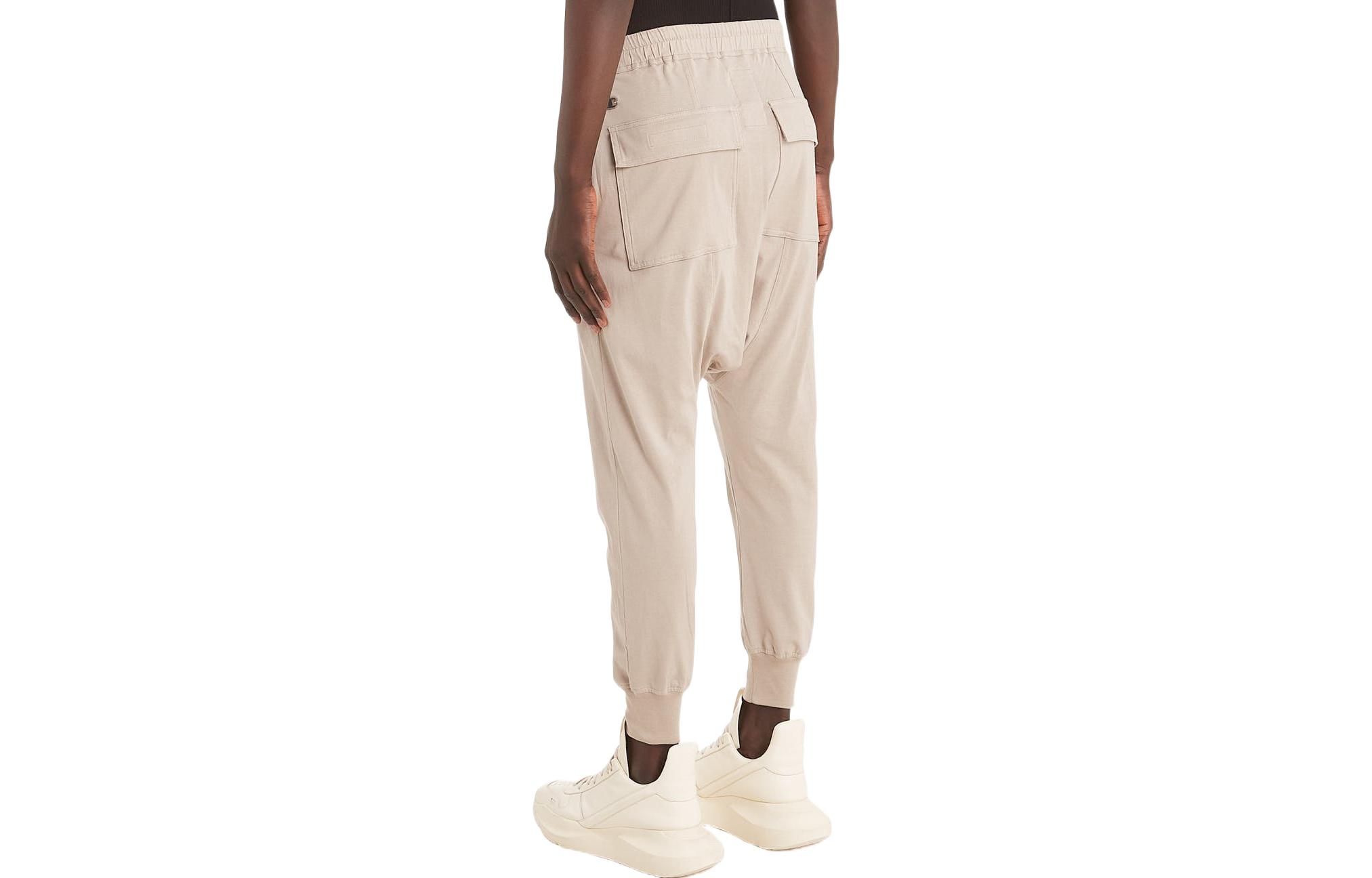 Lookbook RICK OWENS x Champion SS22 Collaboration  Beige Drawstring Casual Pants CM01B7960CHJEG-08