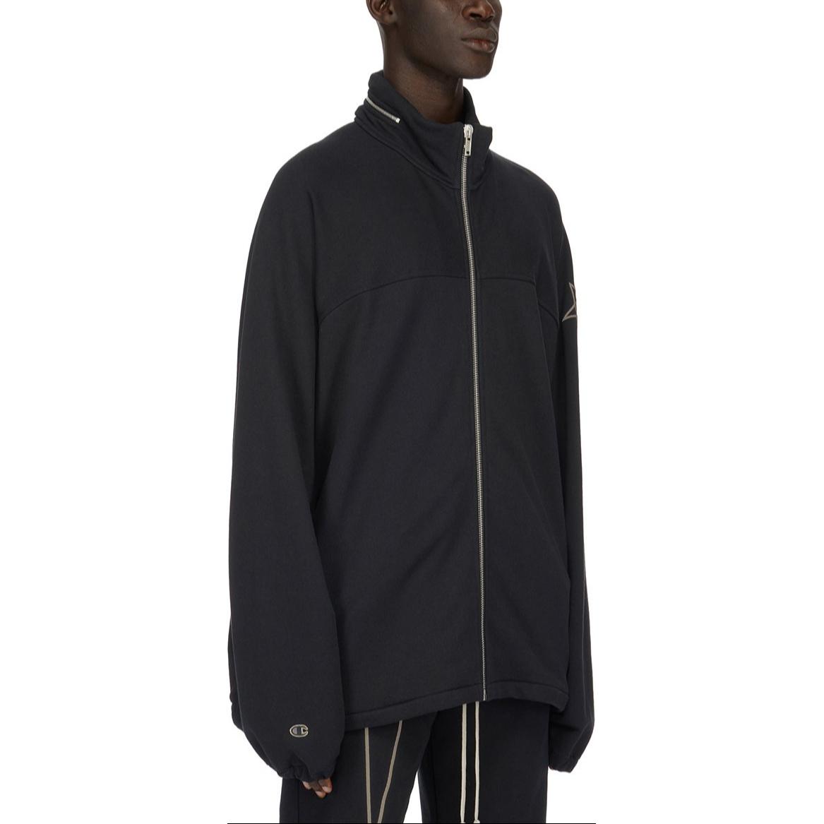 Purchase RICK OWENS x Champion SS24 Oversized Cotton Zip Trench Coat Black Men’s. CM01D0467-CHFE-09