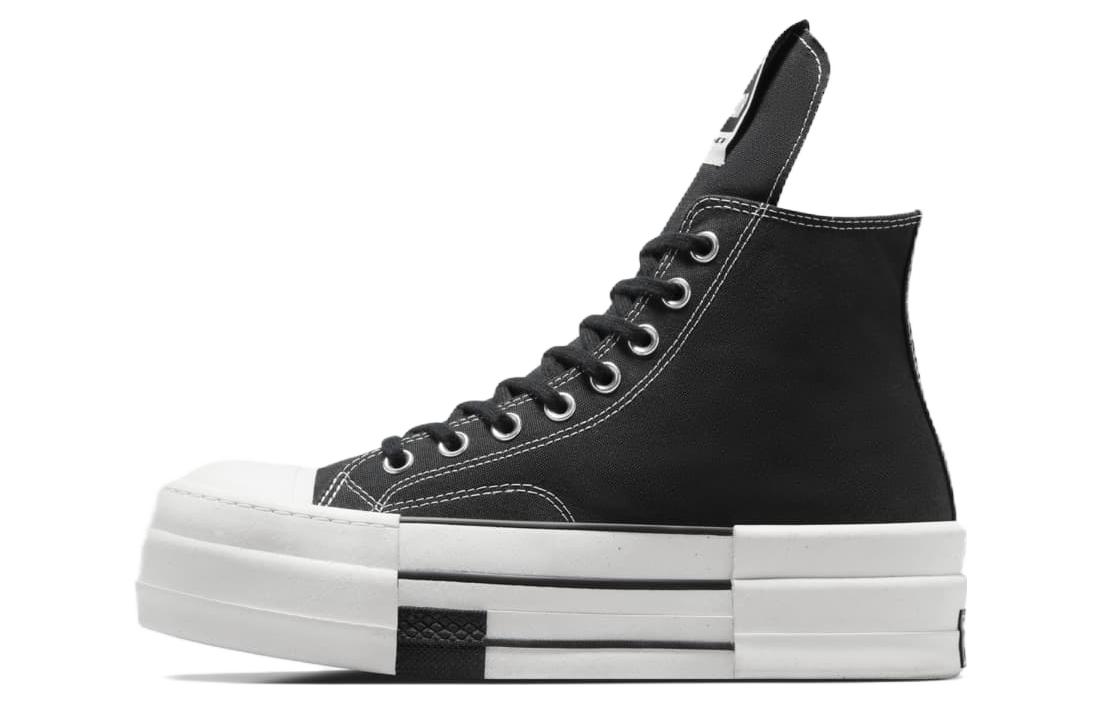 Rick Owens x Converse DRKSHDW DBL DRKSTAR Chuck 70 High 'Black' A04954C