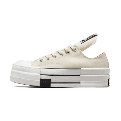 Rick Owens Converse DRKSHDW DBL DRKSTAR Chuck 70 Low 'Natural Ivory'