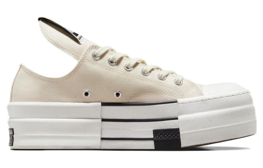 Lookbook Rick Owens x Converse DRKSHDW DBL DRKSTAR Chuck 70 Low 'Natural Ivory' A04955C