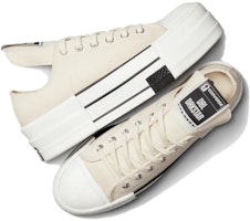 릭오웬스 X 컨버스 DRKSHDW DBL DRKSTAR 척 70 로우 '아이보리' A04955C Shop 릭오웬스 X 컨버스 DRKSHDW DBL DRKSTAR 척 70 로우 '아이보리' A04955C