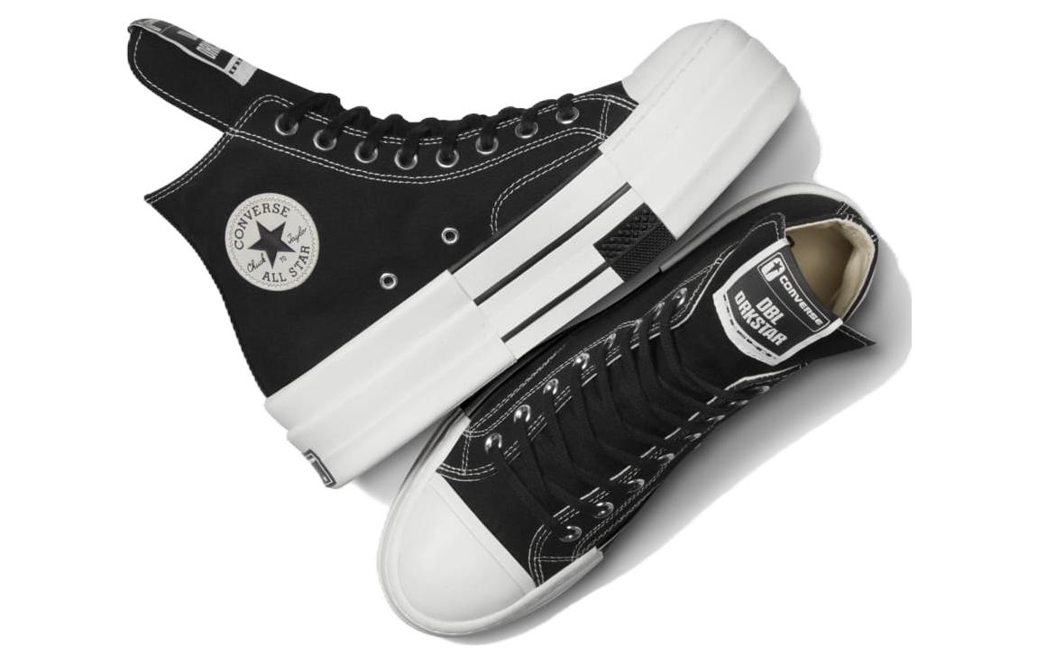 Purchase 릭 오웬스 X 컨버스 DRKSHDW DBL DRKSTAR 척 70 하이 '블랙' A04954C